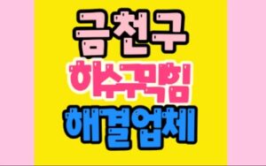 금천구싱크대막힘 하수구막힘 수리업체